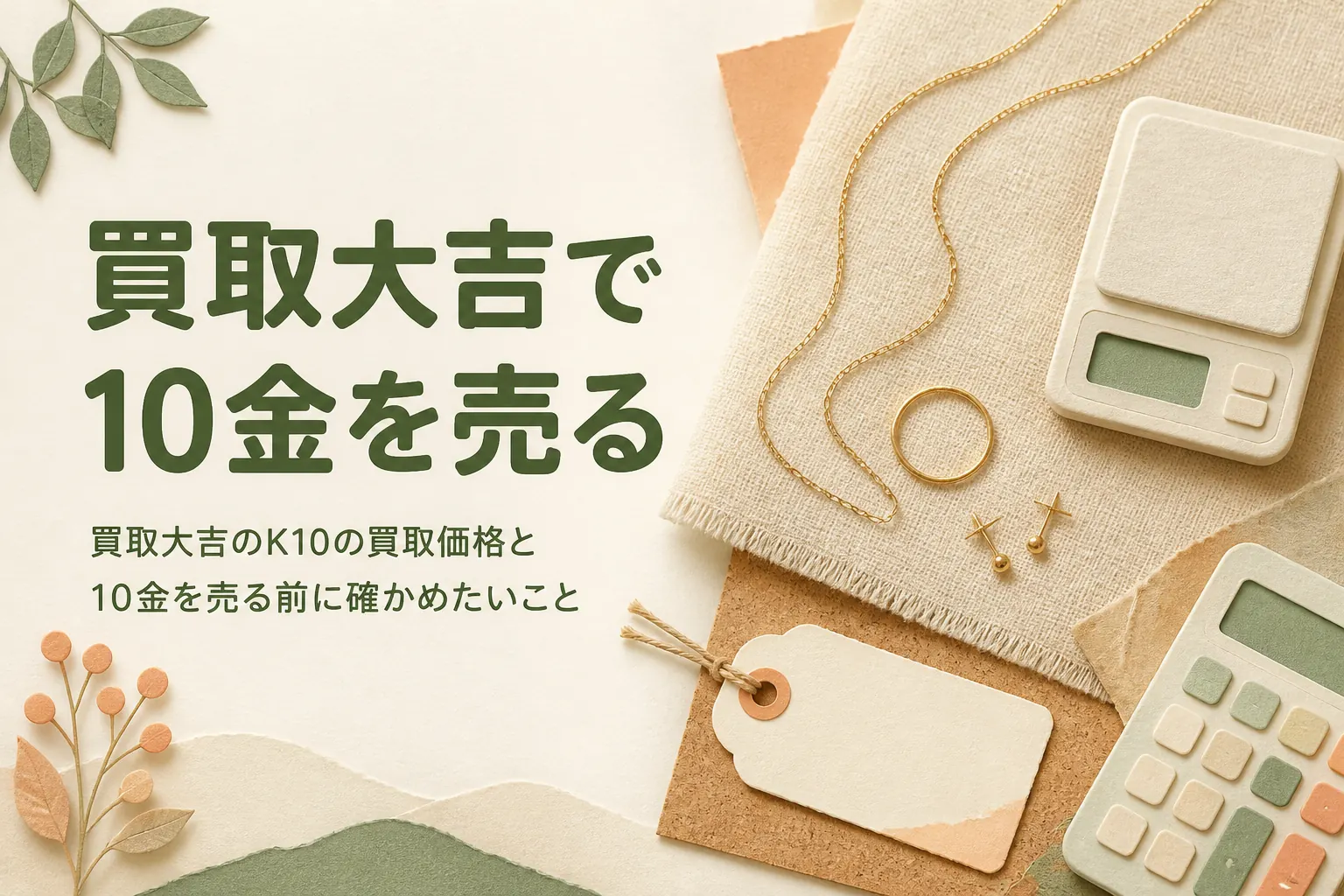 買取大吉のK10の買取価格を紹介する記事のアイキャッチ